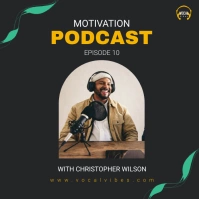 Podcast cover Square (1:1) template