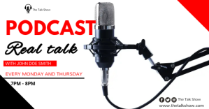 Podcast Obraz udostępniany na Facebooku template