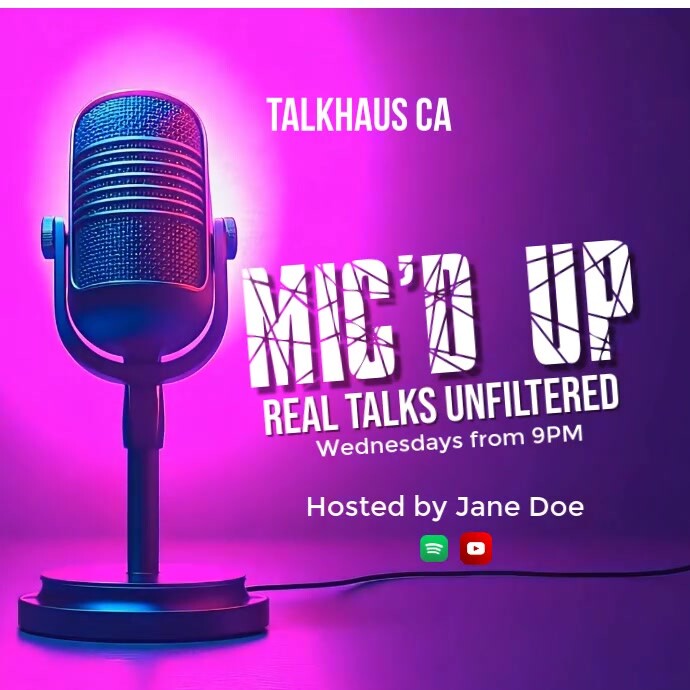 Podcast Post Instagram template