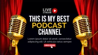Podcast Affichage numérique (16:9) template