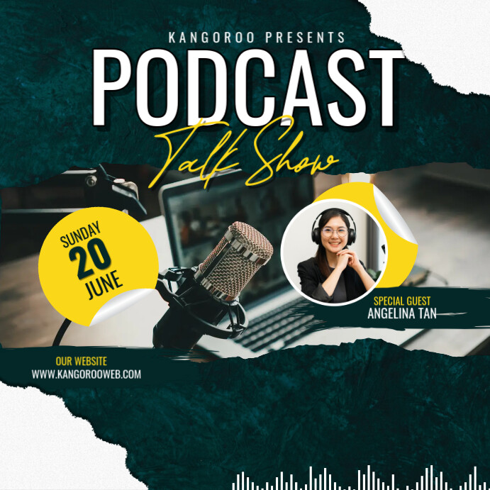podcast Instagram-Beitrag template