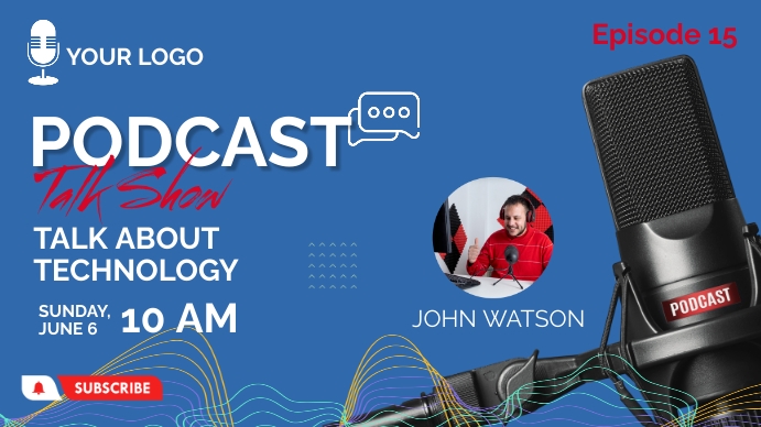 podcast Template | PosterMyWall