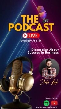 podcast Instagram Story template