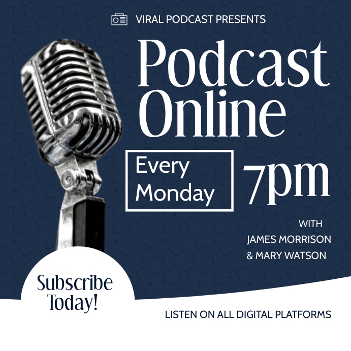 podcast flyer Template PosterMyWall podcast flyer Template PosterMyWall