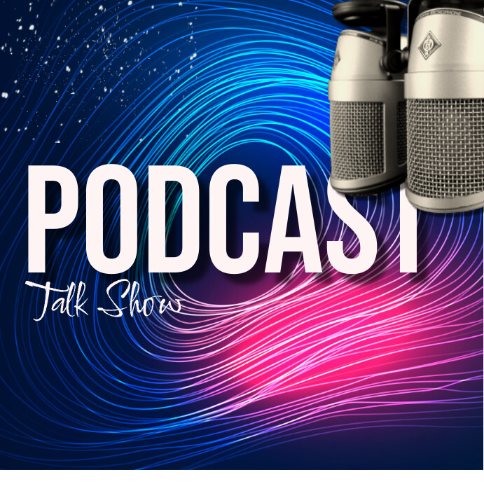 podcast flyer Instagram na Post template