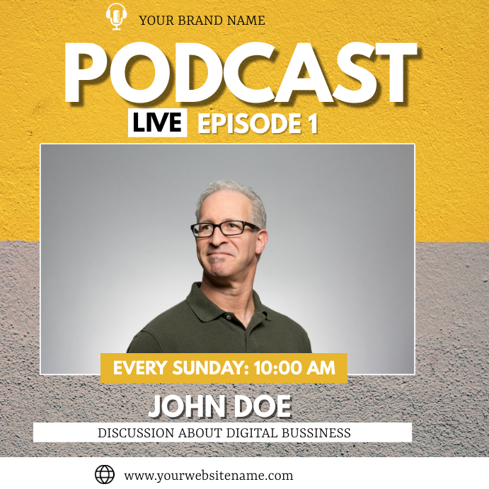 Podcast flyer Template PosterMyWall Podcast flyer Template PosterMyWall