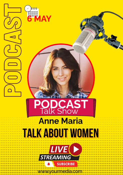 Podcast Flyer Template PosterMyWall Podcast Flyer Template PosterMyWall