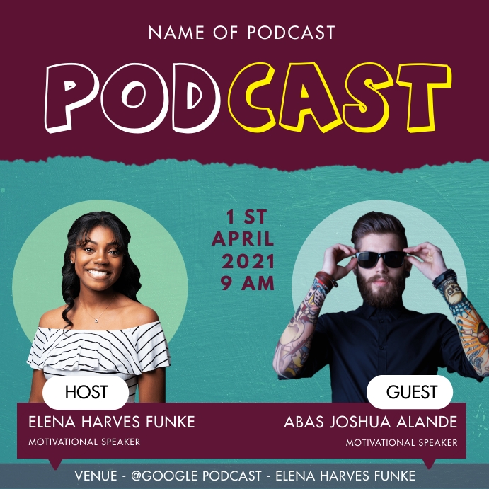 Podcast Flyer Template Podcast Flyer Template