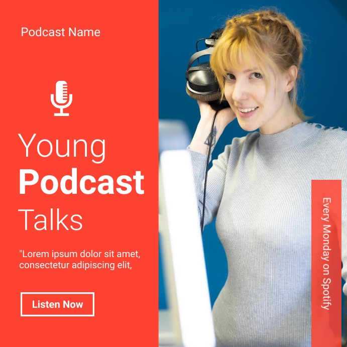 podcast flyer Template PosterMyWall podcast flyer Template PosterMyWall
