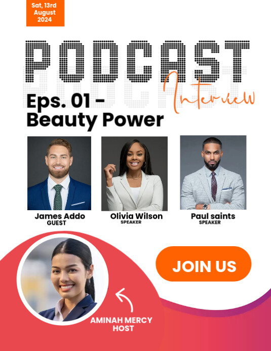 Podcast Flyer Template PosterMyWall Podcast Flyer Template PosterMyWall