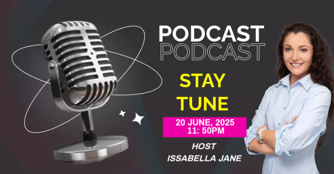 Podcast Flyer Template PosterMyWall Podcast Flyer Template PosterMyWall