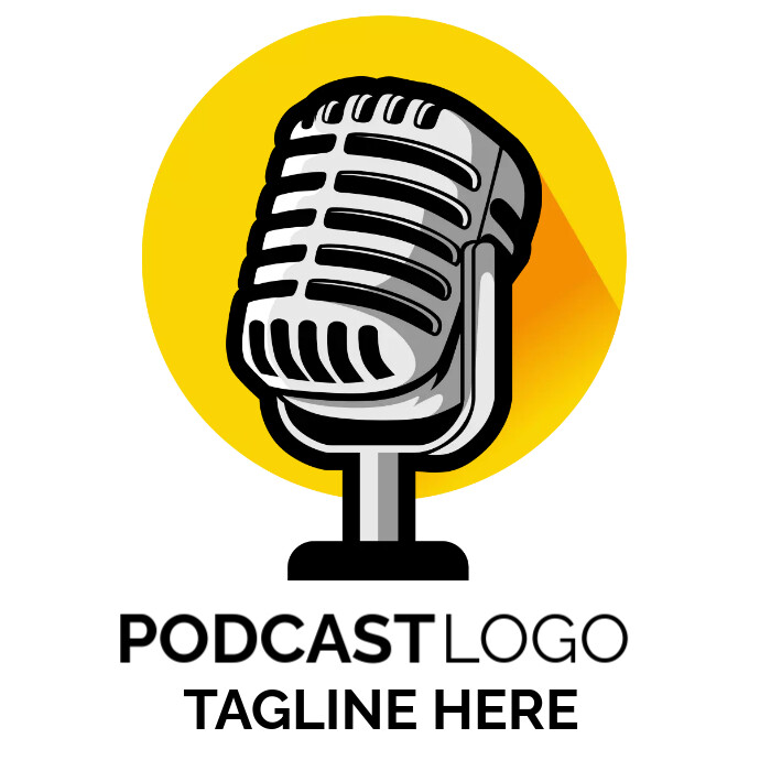 Script Podcast Logos Podcast Logo Template | PosterMyWall