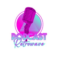 Podcast Mic Retro 80's Transparent Logo template