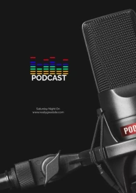 podcast on A2 template