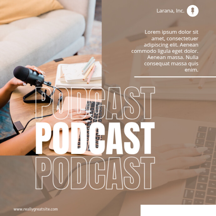 Podcast Promotion Instagram Post Template | PosterMyWall