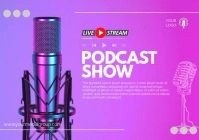 Podcast show A2 template