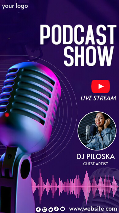 Podcast Show Design Isimo se-WhatsApp template