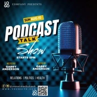 Podcast show template Square (1:1)