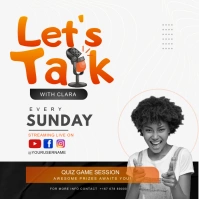 podcast talk show Instagram Post template