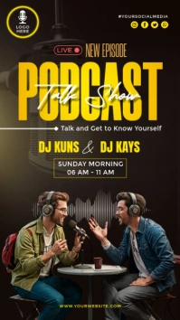 Podcast Talkshow IG Story template