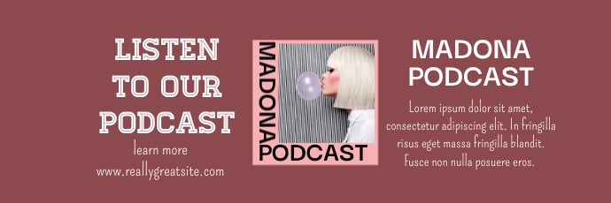 Podcast Email Header podcast twitter header,podcast post Template | PosterMyWall