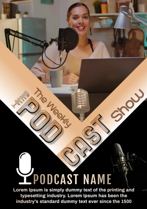 Podcast Video ad Template | PosterMyWall
