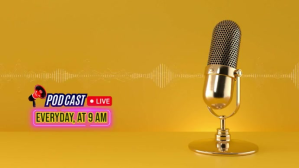 Orange Podcast Promotion 数字显示屏 Template