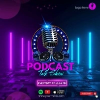 PODCAST video Instagram Post template