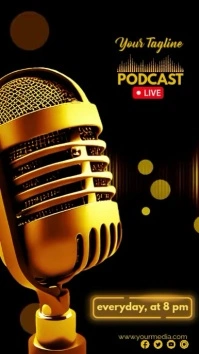 Podcast video Instagram-verhaal template