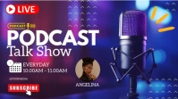 podcast youtube Digitalanzeige (16:9) template