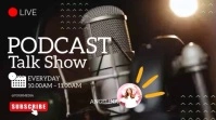 podcast youtube Digital Display (16:9) template