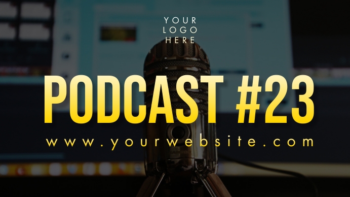 Podcast YouTube Thumbnail for more Clicks template