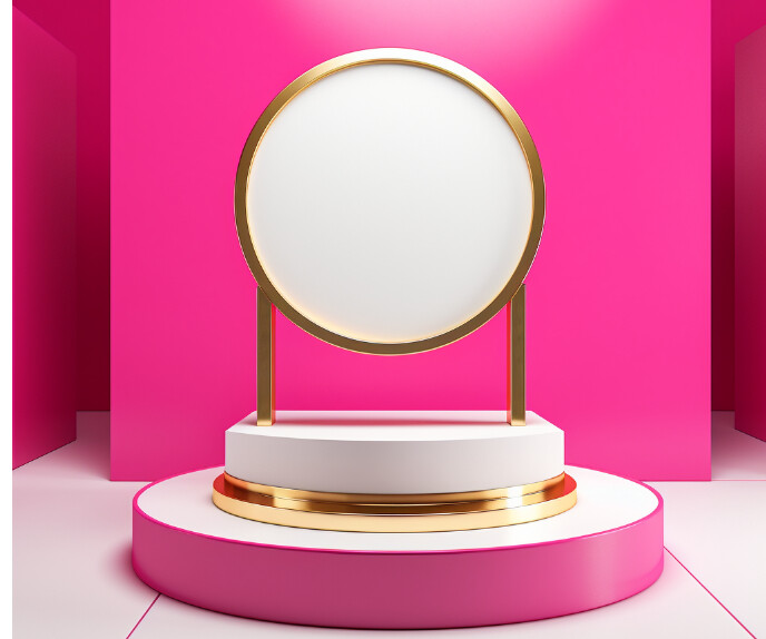 Podium (2) Large Rectangle template