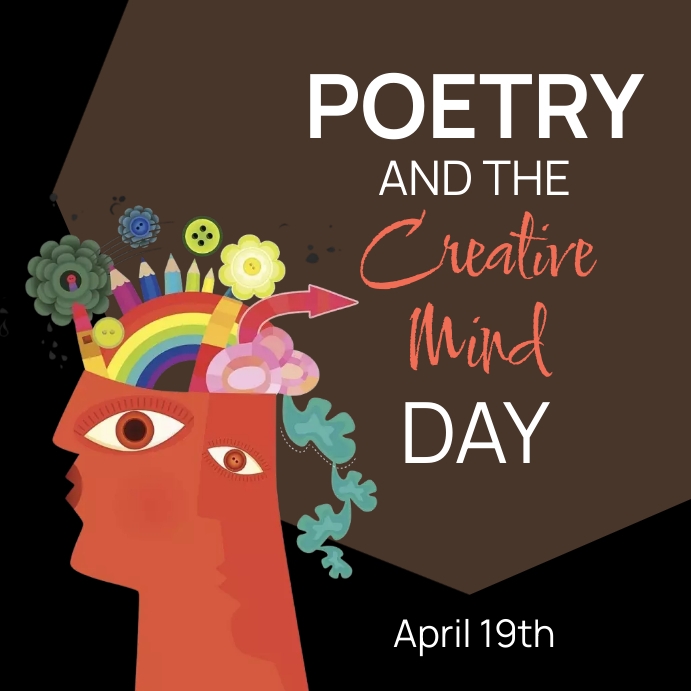 Poetry In Mind Poetry and The Creative Mind Day Template | PosterMyWall