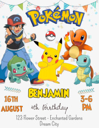 92+ Free Templates for 'Pokemon birthday party invitation template' | PosterMyWall 92+ Free Templates for 'Pokemon birthday party invitation template' | PosterMyWall