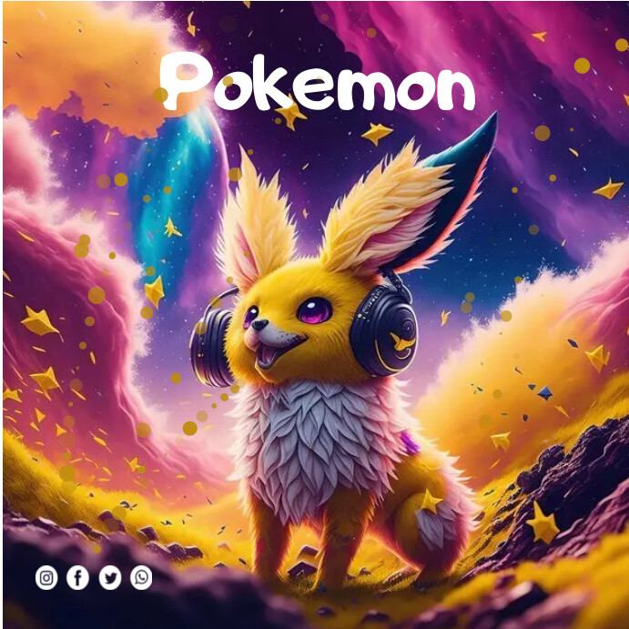 Pokemon Template PosterMyWall