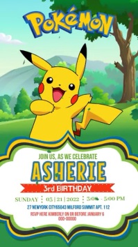 343+ Free Templates for 'Pokemon birthday' | PosterMyWall 343+ Free Templates for 'Pokemon birthday' | PosterMyWall
