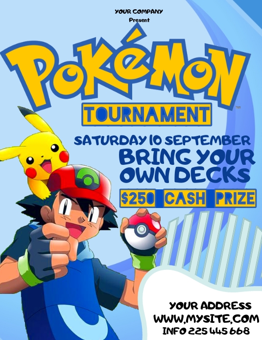 Pokemon First Flyer POKEMON Template | PosterMyWall