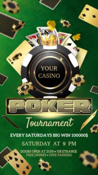Poker Casino Instagram Story template