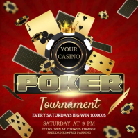 Poker Casino Square (1:1) template