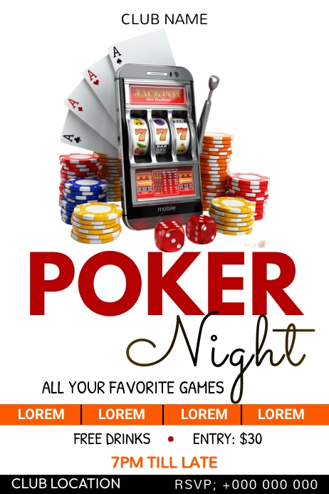 Poker Template PosterMyWall