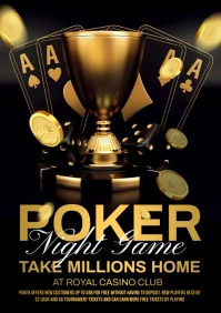 Poker A5 template