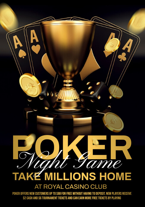 Poker Template PosterMyWall