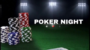 POKER NIGHT Digitalt display (16:9) template