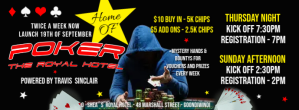 Black Poker Night Event Foto Sampul Facebook Template