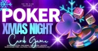 Poker Xmas Night Facebook 共享图片 template