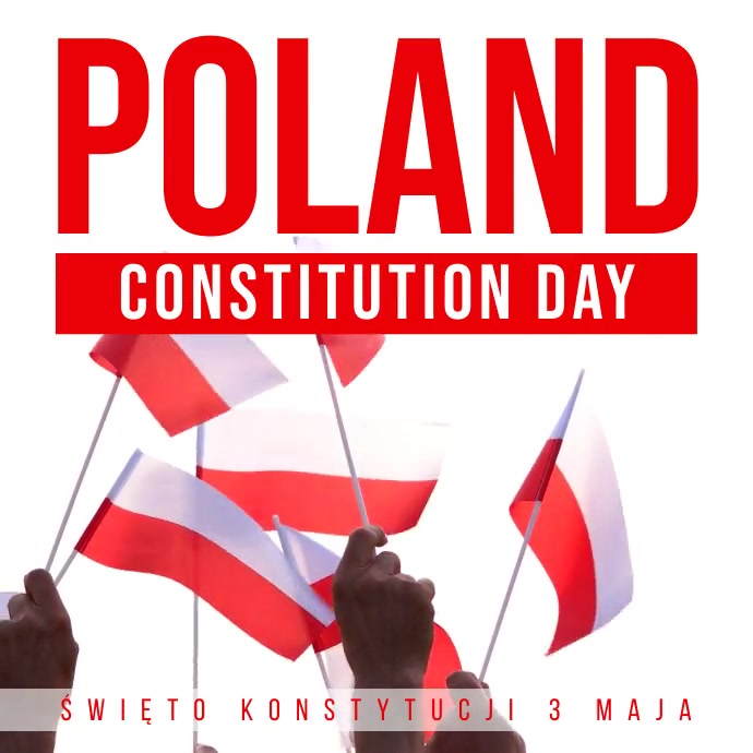 Copy of Poland Constitution Day PosterMyWall