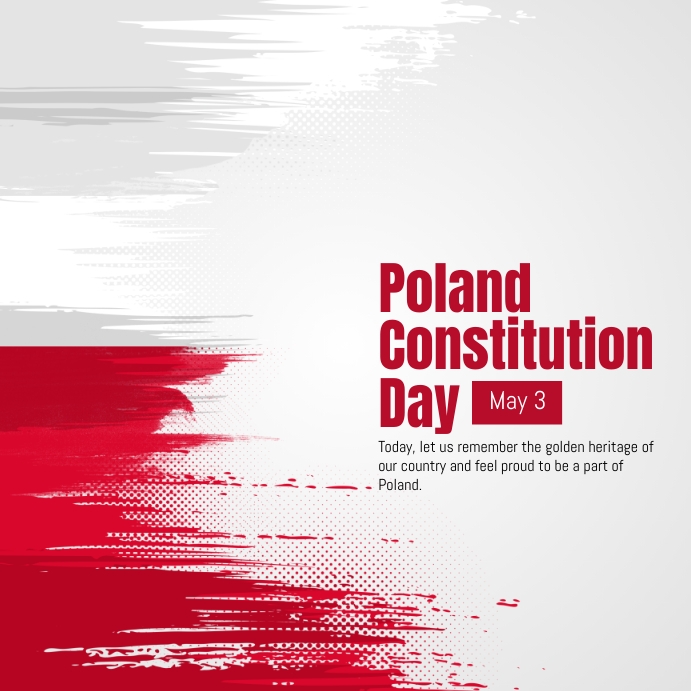 Poland Constitution Day Template PosterMyWall