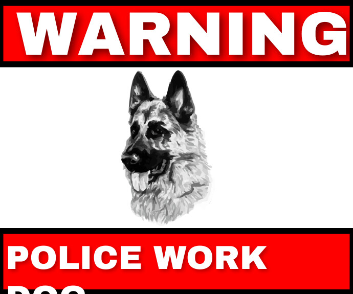 POLICE WORK DOG TEMPLATE PosterMyWall