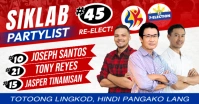 Political Banner Partylist Philippines Facebook Shared Image template